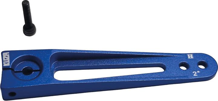Kuza servohebel 1-arm hitec 24t 51/45/39mm 2" m3 heavy duty v2 aluminium