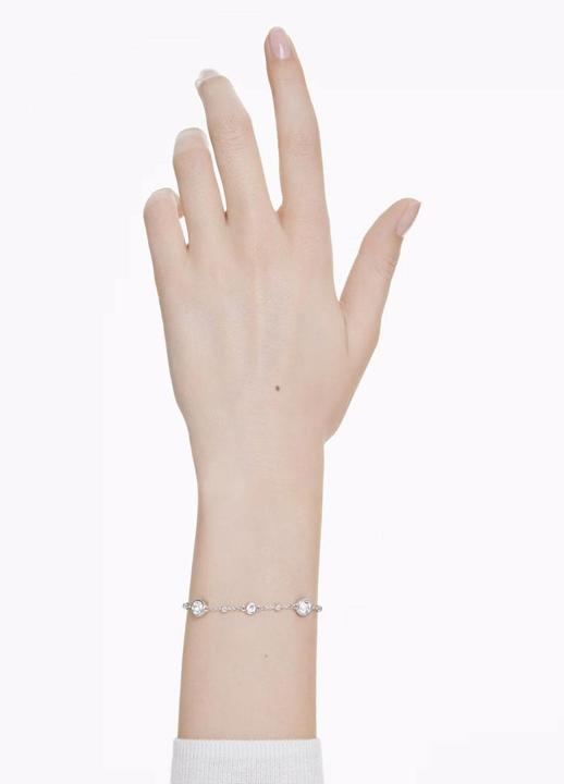 Actual product image Swarovski Imber bracelet round cut white (20.50 cm, Swarovski Metal)