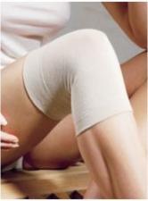 Actual product image Eusana Knee and elbow warmer anatomically beige pair (L)