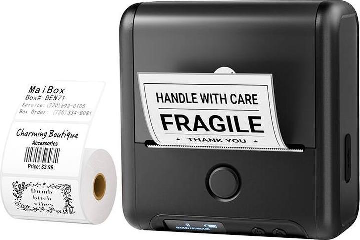 Phomemo Imprimante d'étiquettes portable M200 (noire) (203 dpi)