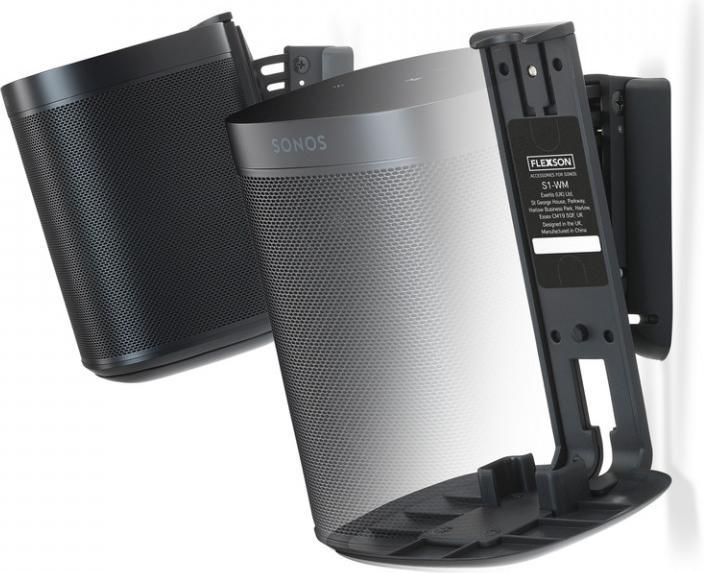Produktbild Flexson Wandhalterung für Sonos One und Play:1 (1 Paar, Wandmontage, Schwenkbar, Neigbar, Drehbar)