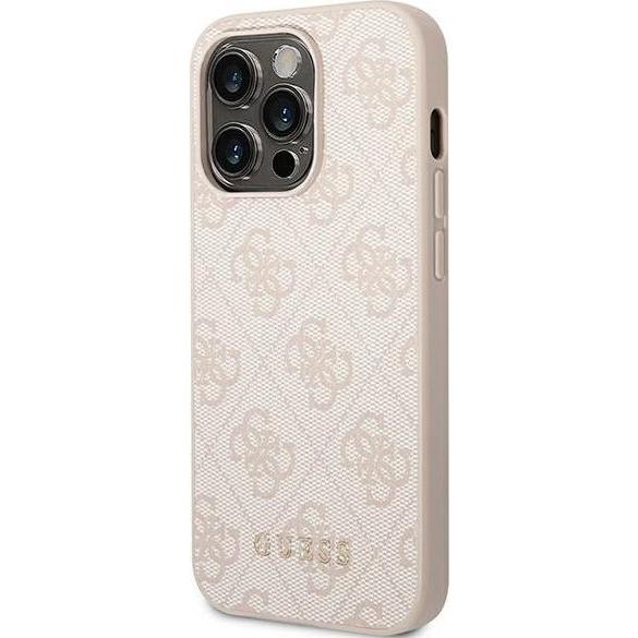 Thumbnail - Guess GUHCP14XG4GFPI iPhone 14 Pro Max 6,7" różowy/pink hard case 4G Metal Gold Logo (Apple iPhone 14 Pro Max), Smartpho...