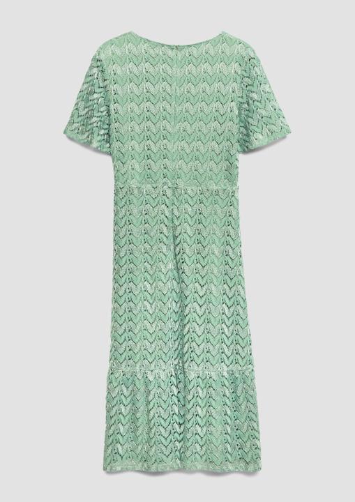 Produktbild s.Oliver Midi-Kleid mit Glitzergarn und Ajourmuster (48)