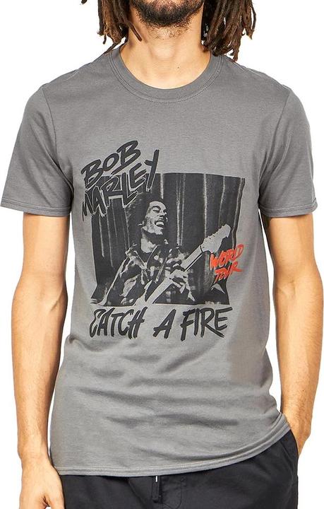 Produktbild Bob Marley Catch A Fire World Tour TShirt (S)