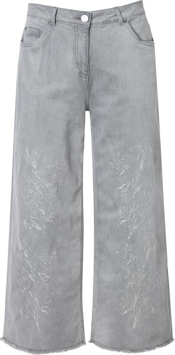 Produktbild Ulla Popken Jeans Mary, Stickerei, Fransensaum, Stretchdenim (44)