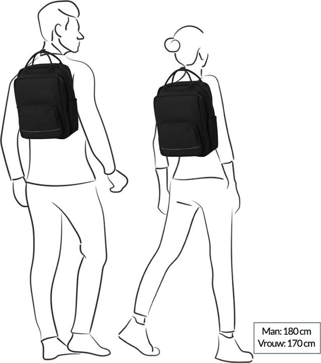 Actual product image Daniel Ray Spokane Waterproof Laptop Backpack