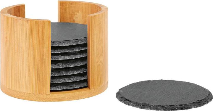 Actual product image Westmark Natural slate coasters (8 x, Glass coaster)