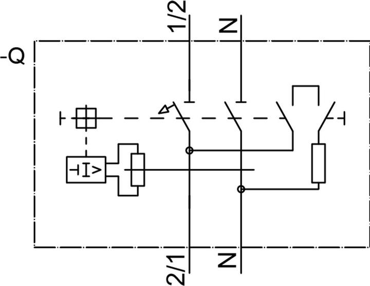 Produktbild Siemens 5SV1316-6LK06 1TE 1P+N 6kA Typ A (K) 30mA B6 FI/LS-Schalter