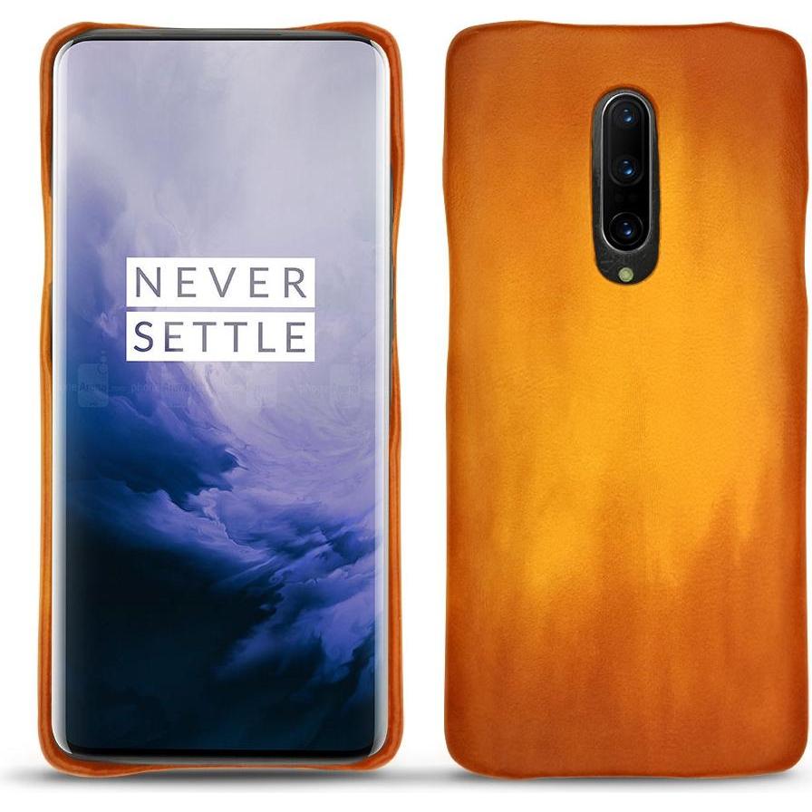 Noreve Lederschutzhülle (OnePlus 7 Pro), Smartphone Hülle, Orange