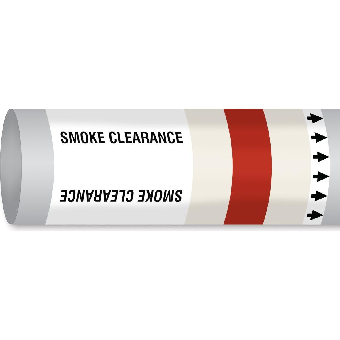 Brady, Segnaletica di sicurezza, B-7541, ISO 14726 Marcatori di tubi IMO - Smoke clearance (rimozione del fumo dopo un incendio)