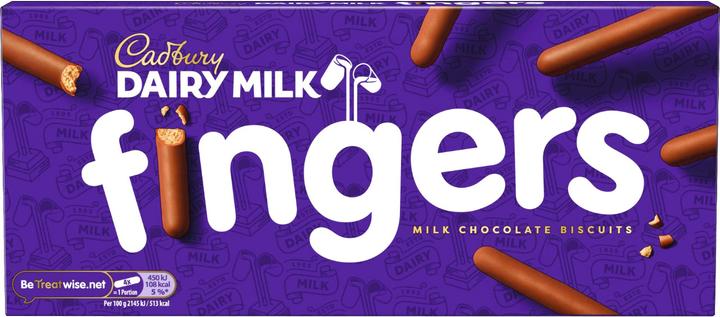 Image du produit Cadbury CA Dairy Milk Fingers 114g (20 pcs, 114 g)