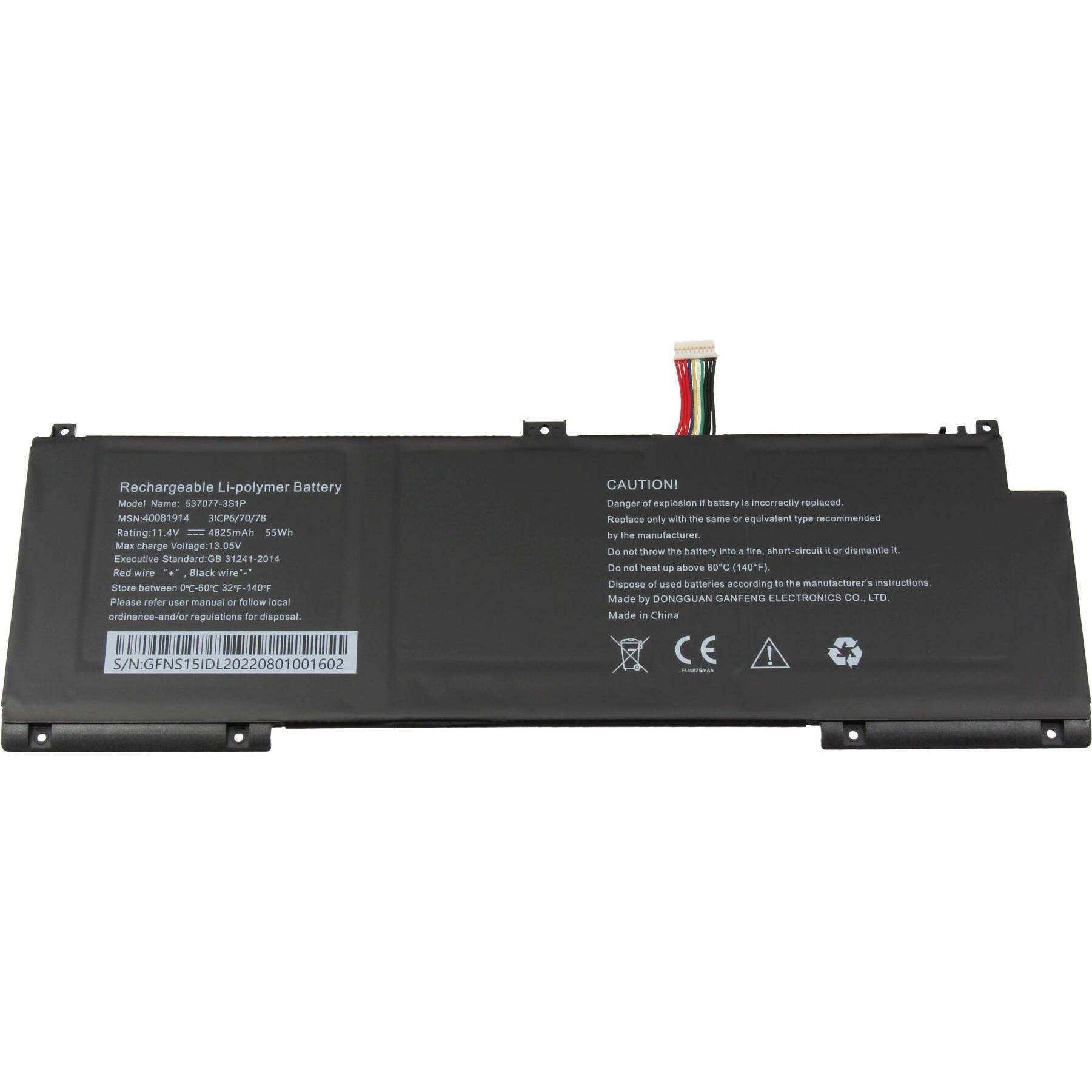 Medion 40081914 (3 Zellen, 4825 mAh), Notebook Akku