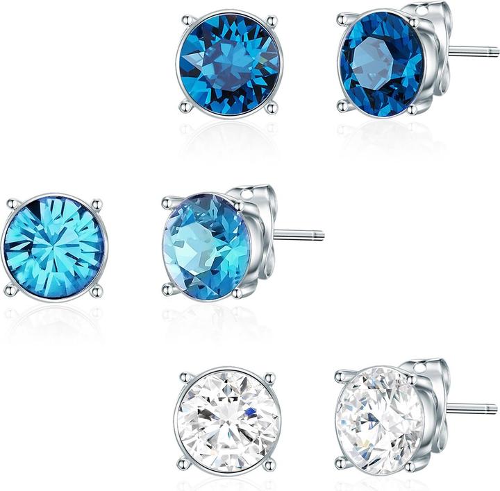 Immagine prodotto Lulu & Jane Lega metallica da donna decorata con cristalli Swarovski® argento - 29655 (Lega metallica)