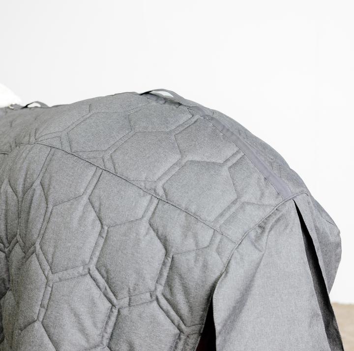 Image du produit Fouganza Couverture d'écurie Combo cheval/poney - 400 gris foncé (155 cm)