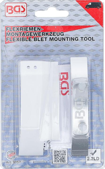 Actual product image BGS Flex belt installation tool