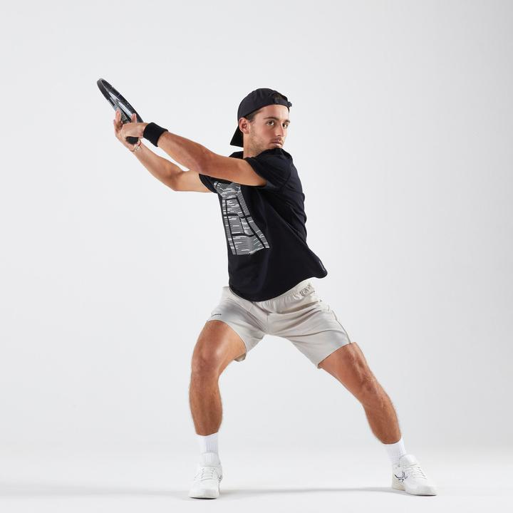 Produktbild Artengo Herren Tennisshorts atmungsaktiv - Dry+ Beige Gaël Monfils (M)