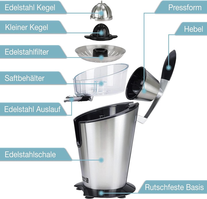 Actual product image Lebenlang Orange juicer