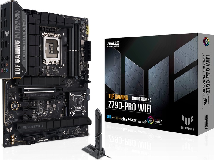 Actual product image ASUS TUF GAMING Z790-PRO WIFI (LGA 1700, Intel Z790, ATX)