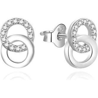 Agato, Ohrringe, Beautiful silver earrings with zircons AGUP3480