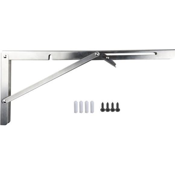 Home It, Accessori per scaffali, Foldable Shelf Bracket 300 x 170 mm