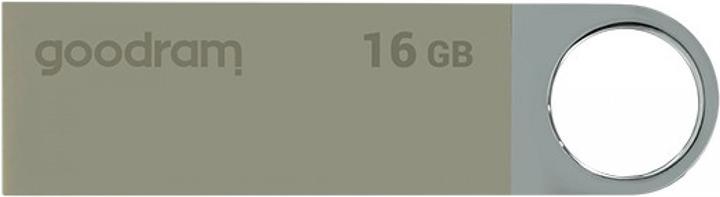 Produktbild Goodram 16GB USB 2.0 - 16 GB - USB Typ-A - 2.0 - 20 MB/s - Drehring - Schwarz - Silber (16 GB, USB-A)