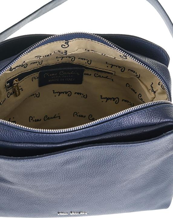 Actual product image Pierre Cardin Damen Umhängetasche Made In Italy - Modell Aralia Lux - 100% Leder - 30.0 X 23.0 X 13.0 Cm