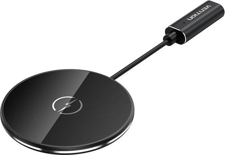 Actual product image Vention Magnetic Wireless Charger FGABAG 15W, 50cm (Black) (15 W)