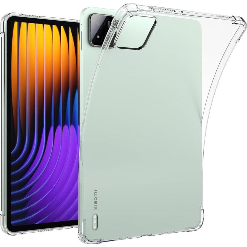 Screenguard Copertura paraurti Airbag Xiaomi Pad 7 morbida e di cristallo (Xiaomi Pad 7, Xiaomi Pad 7), Cover tablet, Trasparente