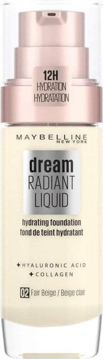 Immagine prodotto Maybelline New York Dream Satin Fluide Foundation 02 Fair Beige Spf13 30ml (Beige Chiaro)