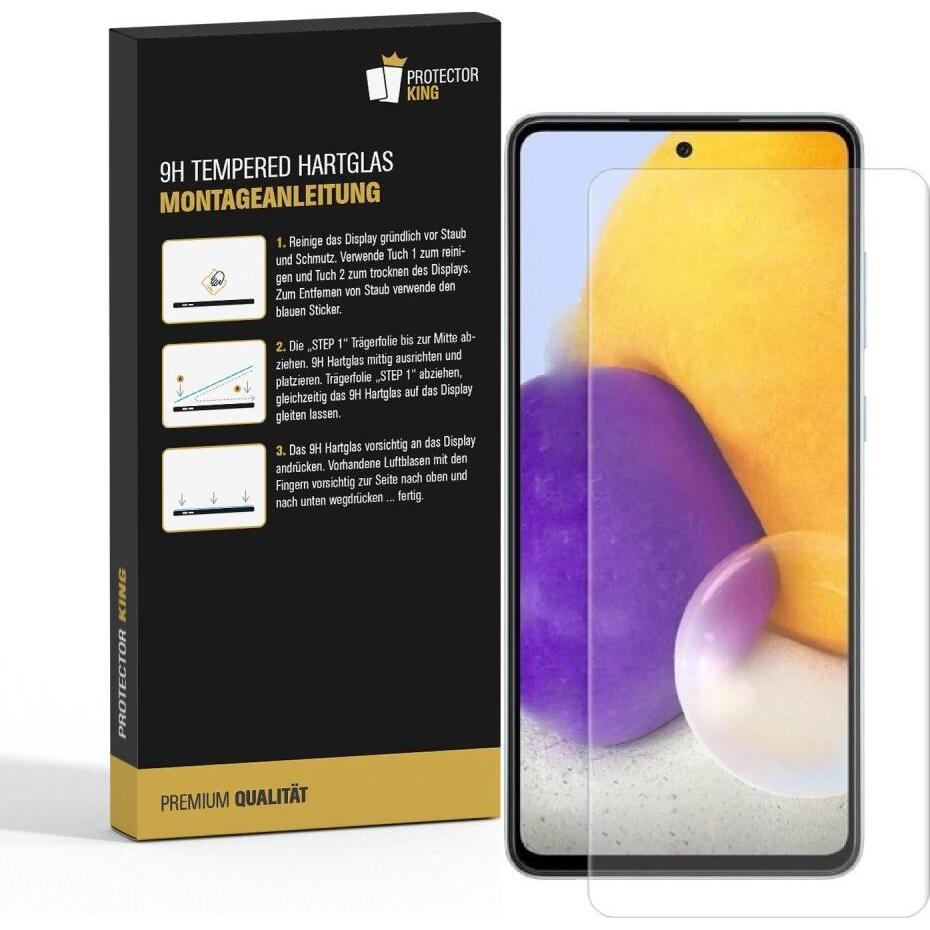 Thumbnail - Protectorking 6x echtes Tempered 9H Panzerhartglas 3D KLAR (6 Stück, Samsung Galaxy A53), Smartphone Schutzfolie
