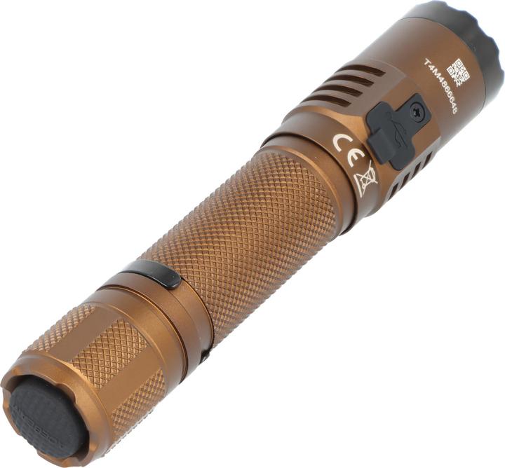 AceBeam T35 LED-Taschenlampe mit bis zu 1.600 Lumen, 352 Meter Leuchtweite, 5.000K, braun (13.80 cm, 1600 lm)