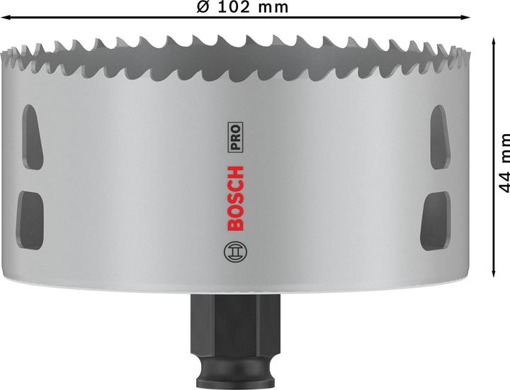 Actual product image Bosch Professional Zubehör Pro Multi Material PC Plus (102 mm)