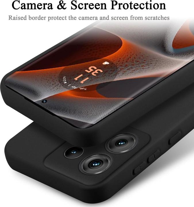 Produktbild Cadorabo Hülle für Motorola Edge 50 Pro TPU im Liquid Schutz Design (Motorola Edge 50 Pro)