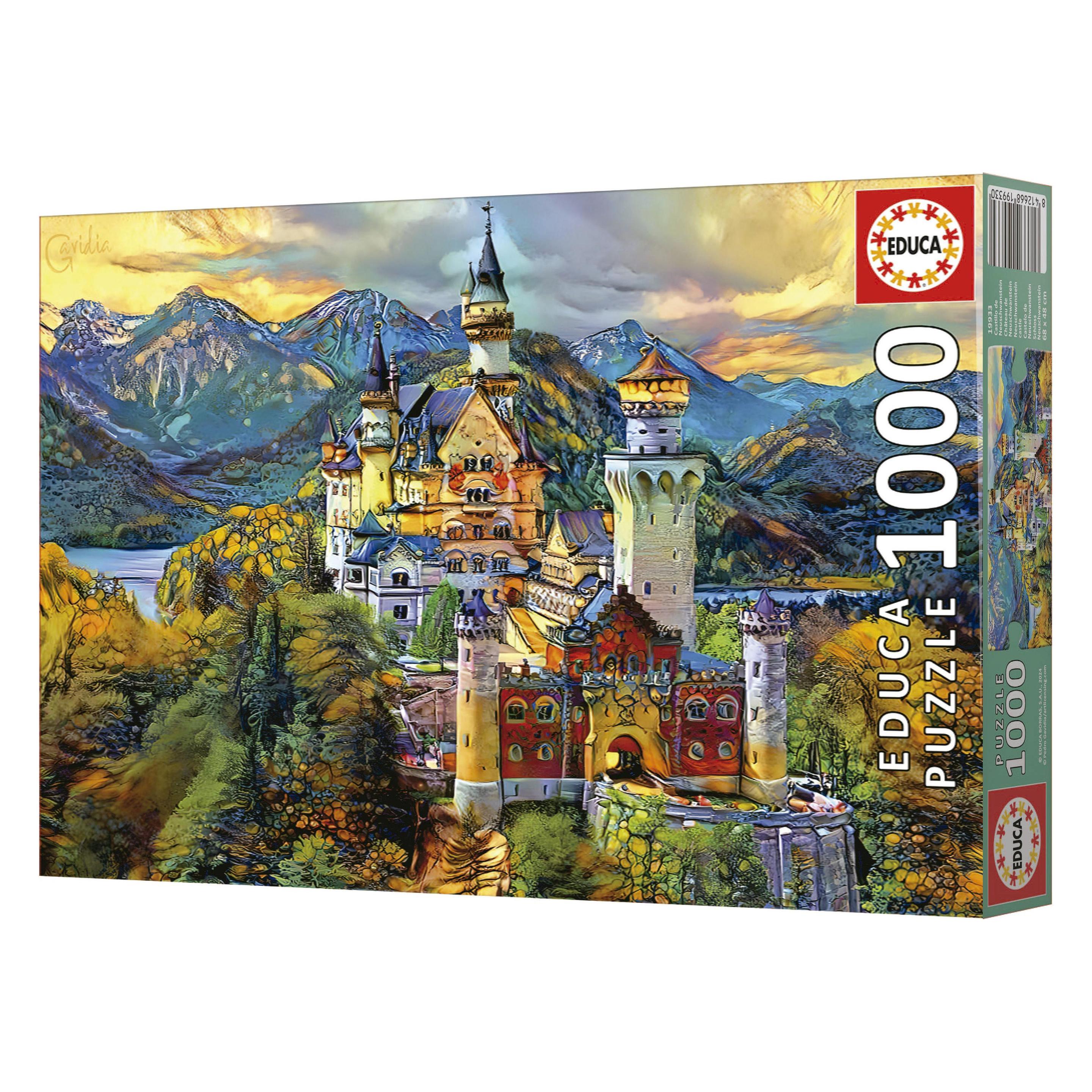 Educa 19933 Πάζλ 1000Τεμ. Kasteel Neuschwanstein (1000 onderdelen)