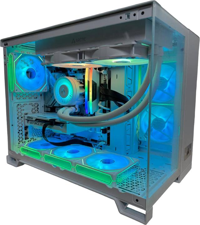 Image du produit Avlano APEX MINI ONE High-End Gaming PC RTX 5060, White Edition (2000 Go, 64 Go, GeForce RTX 5060)
