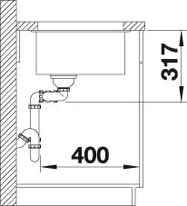 Produktbild Blanco Subline 430/270-U (Unterbauspüle, 46 cm, 75.50 cm)