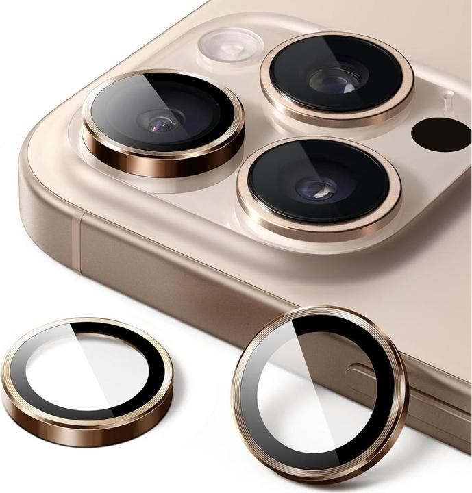 Actual product image Screenguard Camera Lens Protector Protective Glass Apple iPhone 16 Pro (1 Piece, Apple iPhone 16 Pro)