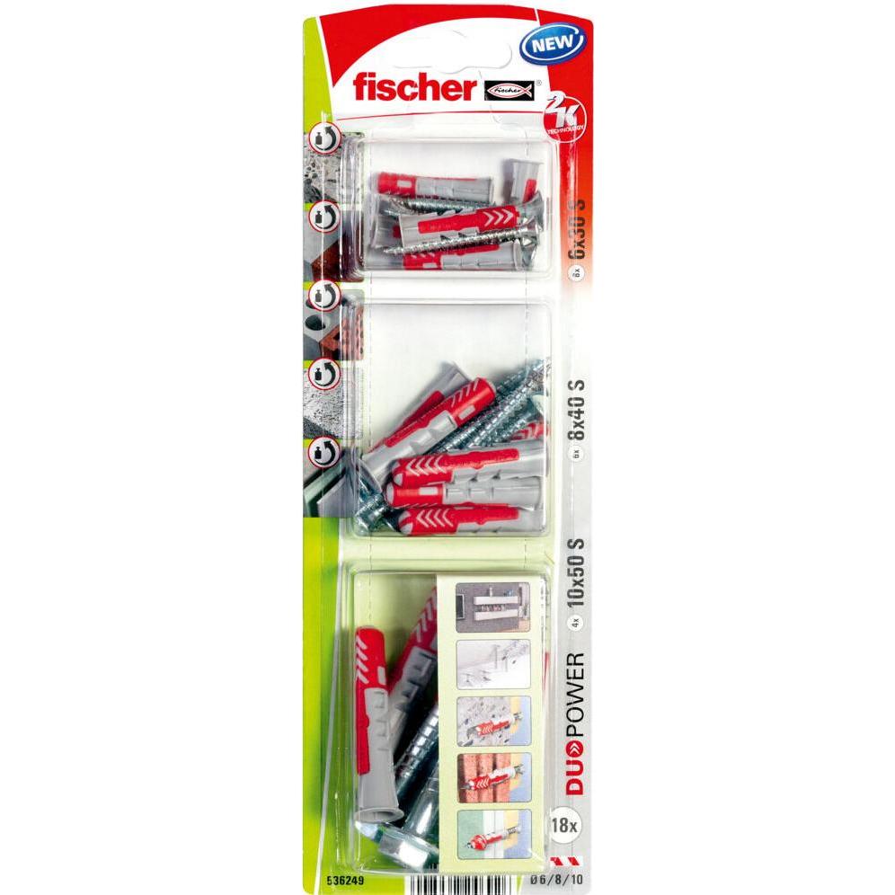 Fischer, Dübel, 536249 (18 Stk.)