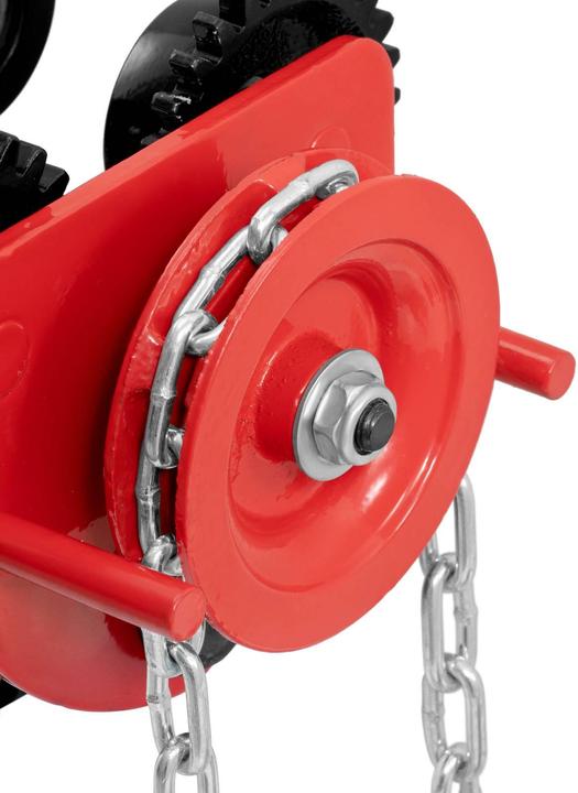Produktbild Steinberg Rollfahrwerk Krankatze Laufkatze Handfahrwerk 1.000 kg 60-110 mm mit Kette