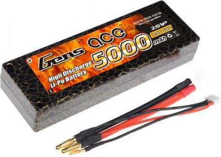 Produktbild Gens Ace LiPo-Akku 7.4V 5000mAh 50C EFRA (7.40 V, 5000 mAh)