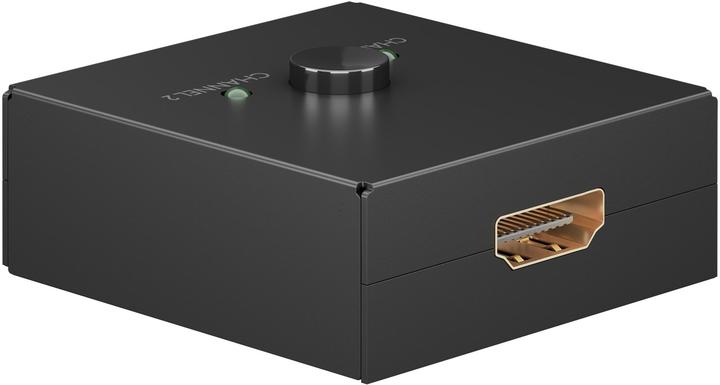 Produktbild Goobay Manuelle HDMI-Umschaltbox 2 auf 1 4K @ 60 Hz
