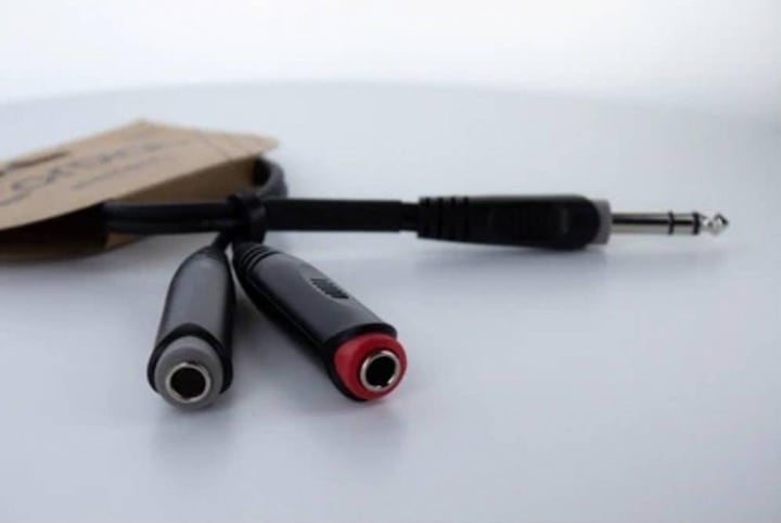Actual product image Cordial 14890 Klinke Audio Y-Adapter (1x Klinkenstecker 6.3 mm (stereo) - 2x Kli