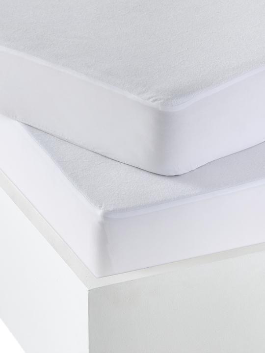 Produktbild Vertbaudet 2er-Pack wasserdichte Frottee-Matratzenschoner, kochfest (90 x 140 cm)