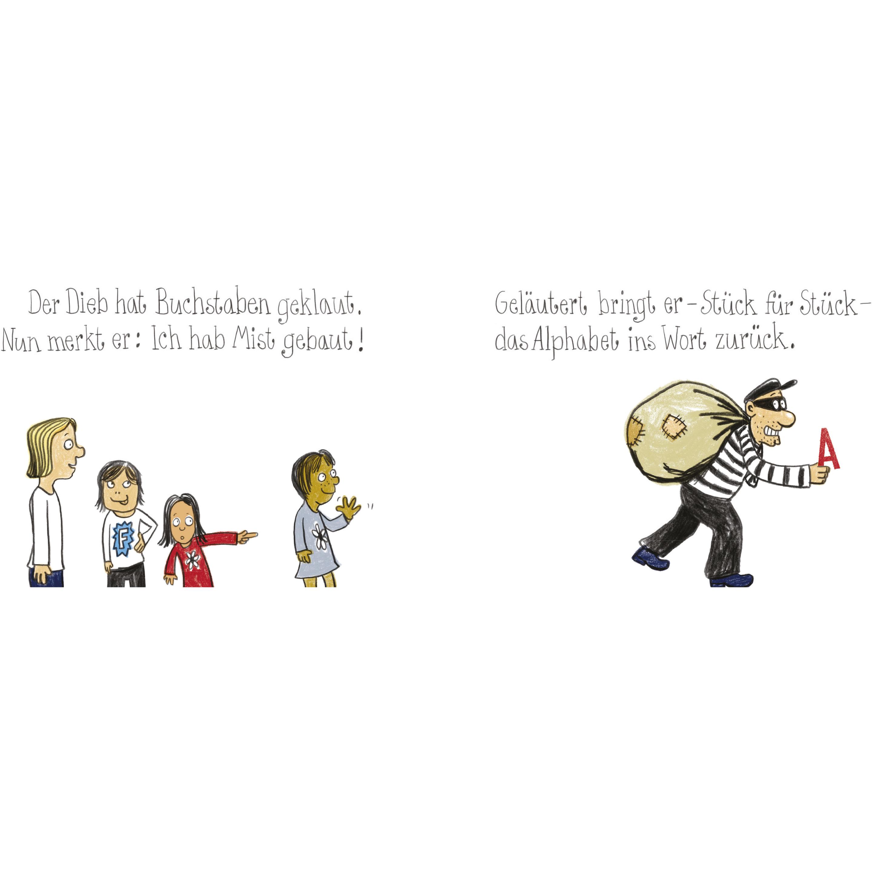 Thumbnail - K(l)eine Bewegung, Dieb!, Kinderbücher von Horst Klein