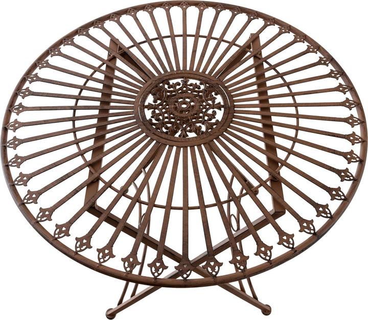 Actual product image CLP Table Tegal, antique brown (71 cm)