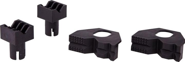 wolfcraft 4 Kunststoffbacken zum Rundspannen (Kunststoff)