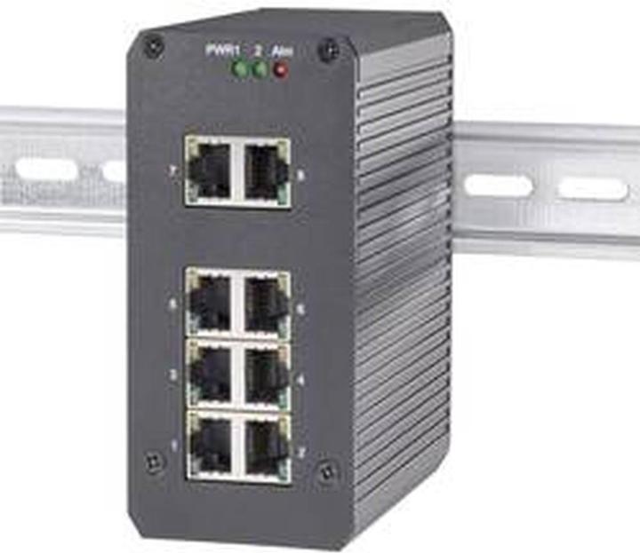 Renkforce 8 Port Gigabit Switch für Hutschiene (8 Ports)