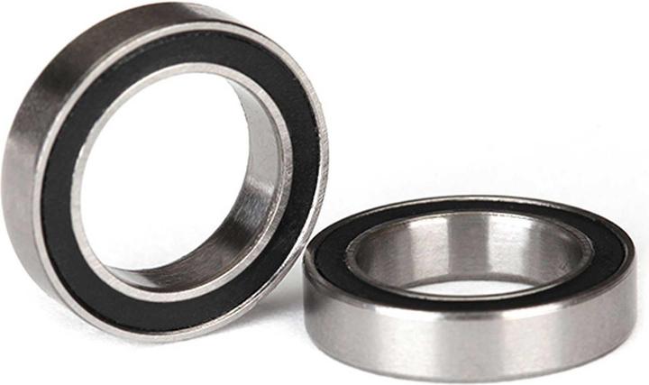 Traxxas cuscinetti a sfera, gomma nera sigillata (12x18x4mm) (2)
