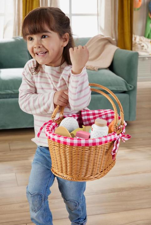Productafbeelding Fisher-Price Houten picknickmand set