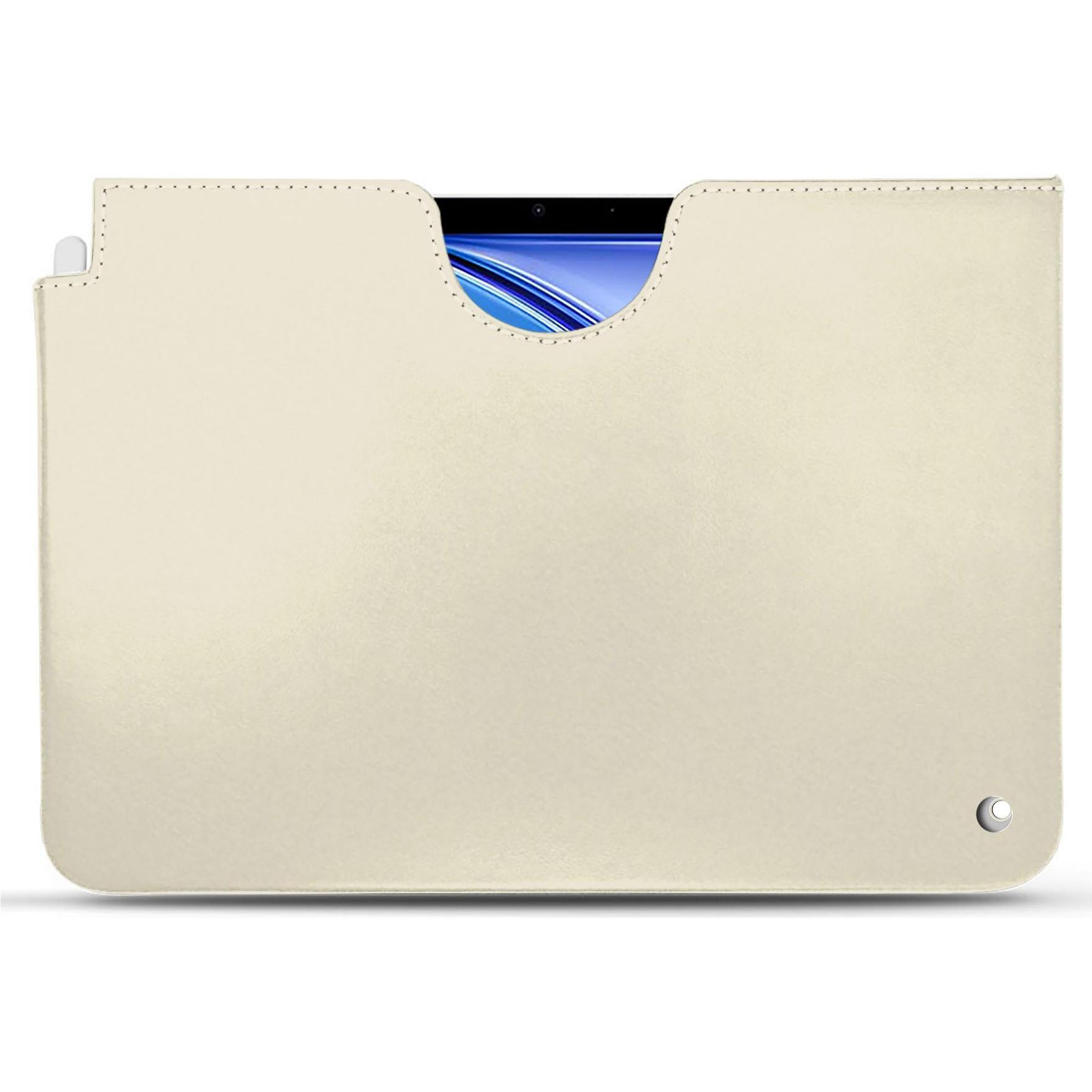 Noreve Lederschutzhülle (iPad Air 2020 (4. Gen), iPad Air 2022 (5. Gen)), Tablet Hülle, Weiss